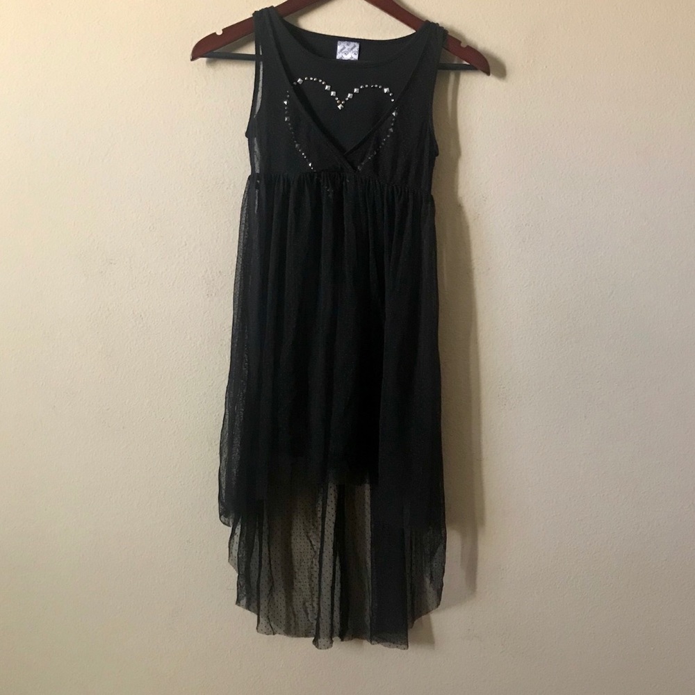 D-Signed Heart High-Lo Dress
